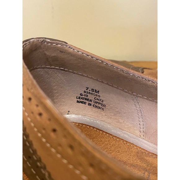 Women's Sperry Topsider Ashbury Oxford Wing Tip Shoe Brown Suede, Size 7.5 - Picture 6 of 7